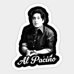 al pacino Half Tone Style Sticker